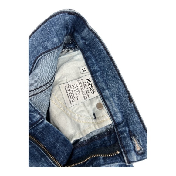 HUDSON Jeans Tuxedo Stripe Tilda Crop Raw Hem Jeans Women’s Size 26 - Picture 12 of 12